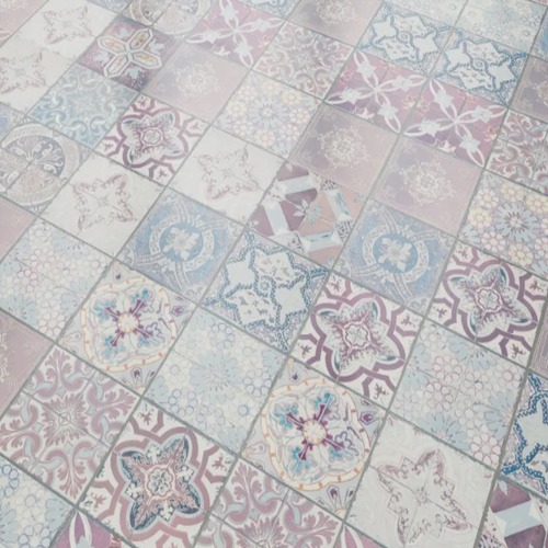 Classic HDF Parquet Flooring 8 mm Thick Blended Colors, Model 43056 | 