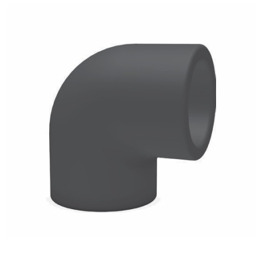PVC Elbow 90° Schedule 80 Size 1 ¼ inch Dark Gray | Al-Rajhi Pipes