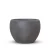 Fiberglass Planter, Gray color, Diameter 32 cm, Height 42 cm.