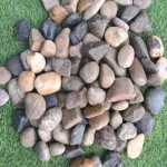Matte decorative stone, multiple colors, size 5-8 cm, weight 10 kg