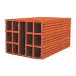 طوب احمر  مفرغ للمباني 9 فتحات مصنع الخياط مقاس 40×20 سم  إرتفاع 20 سم 