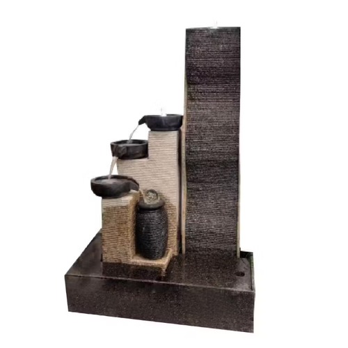Fountain Decor Marble with Granite 175x70x120 cm Brown Beige | Zahrat Al Rayyan Establishment