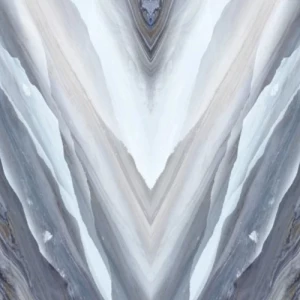 Open Book Marble Alternative Pattern 244 cm, Panel 122 cm Wide, Blue and Gray | OP09