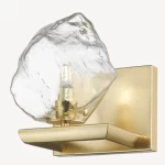 مصباح جداري، إضاءة هادئة، أبعاد 20×17 سم، لون ذهبي، الوزن 1.5 كغم