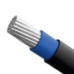 95mm 0.6/1kV Single Core Power Cable, Stranded Aluminum Wire, PVC Insulation and Sheath, Blue Color Stranded, Length 1000 meter | BAHRA