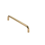 ماسكة خزانة مطبخ ستانلس ستيل شكل قوس، طول 16 سم، لون ذهبي | روائع المطابخ