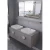Marble Surface Ceramic Double Bowl Hand Washbasin 120 cm, Grey with Wooden Cabinet | Al Muhaidib Sanitary and Ceramic - Image 2