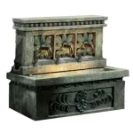 Granite Water Fountain, Gray, Dimensions 879x40x80 cm, 220V, Model WXF05226