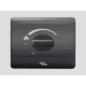 Fan Control Switch 7x7 cm, 300 Amp, Black | Art DNA
