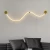 Modern Golden Wall Sconces, 70 cm Height, 50 cm Width