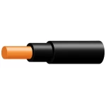 10 sq mm 0.6/1kV 1C Power Cable, Solid Copper Conductor, PVC 85°C Insulation, Black Color, 1000 meter | SCC