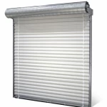 Automatic Roll Garage Doors Al Arabia Width 4.66 Meter Height 3 Meter Color Gray