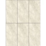 سيراميك بورسلان للأرضيات، مظهر رخامي مزخرف، الأبعاد 60 × 120 سم، لون رمادي