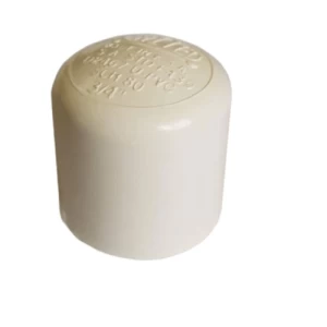 PVC End Cap Schedule 40 Size 1 inch White Color | The united gulf for plastic products United Gulf Factory