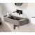 Monoblock Washbasin 81.5×32×14 cm Grey Color, Morano Model | Abyat Company - Image 2