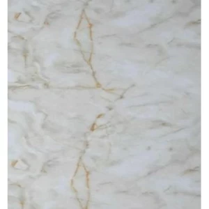 Chinese Marble Substitute for Walls Size 280 × 122 cm, Light Brown with Golden Veins | Luxury line