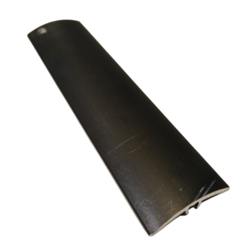 Aluminum Parquet Joint Section T, Height 0.6 cm, Length 240 cm, Black | 500406