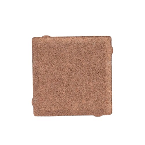 Holland Smooth Square Paving Tiles 10×10 cm, Thickness 6 cm, Light Brown | Al Sarif Building Materials