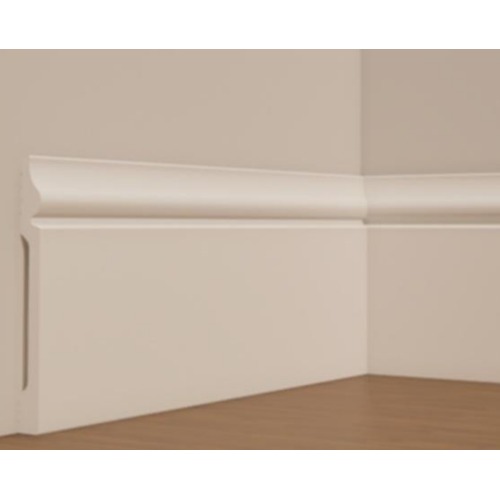 Skirting 120 cm Width, 12 cm Height, White Color | Classhouse for Decorations