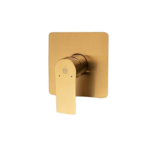 Matte Gold Shower Mixer Single Outlet 15 Bar, 12.4x13x13 cm | 
