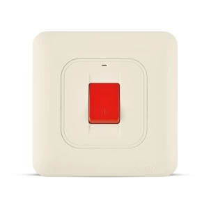 Air Conditioner DP Switch 45 Amp 7x7cm Beige, 250V | Spectra