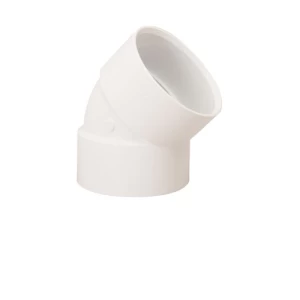 PVC Elbow Schedule 40 45° 4 Inch White | Aplaco Arabian Plastic Manufacturing CO.(APLACO)