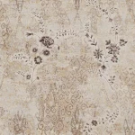 ورق جدراي نقشات لون بيج، طول 10 م، عرض 1.06 م، موديل 5928  