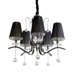 Luxury New Classic Crystal Chandelier, Black