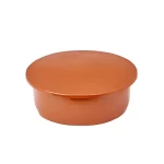 UPVC Pipe Plug Size 110 mm, Height 40 mm, Orange Color | Cosmoplast