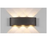 6W LED Wall lamp, 120° Beam Angle, Focused Lenses, 6500K, Size 70×220 mm