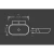 Counter Top Ceramic Wash Basin 12.5x39.5x56 cm, Matte Black | Hatch Company - Image 2