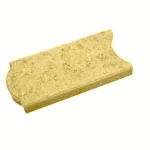 Outdoor Interlock Tiles, Caple cover Design, size 40x20x5 cm, yellow Color | Al wasad Industrial 