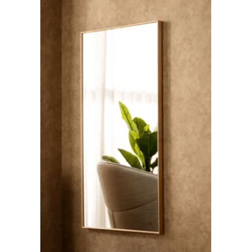 مرايا جدارية 60x120x4 سم لون ذهبي، تصميم أنجل | شركة ابيات