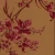 Floral Wallpaper, Size 10m × 53 cm, red with brown  color