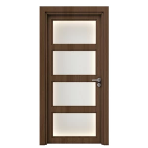Premium Wooden Doors GPR01 235x115 cm, 6 cm Thickness, Dark Brown | YT-95075319