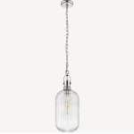 Taj Pendant Light Modern, Dimensions 29 x 20 x 161 cm, chrome Color