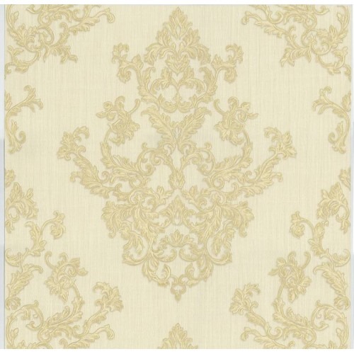 Italian Classic Wallpaper 10m x 0.73m Light Beige, Model 56834 | Balbaid Decor Company