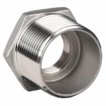 Hex Bushing, Size 1/2 x 3/8 inch, Grainger Approved Brand