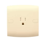 فيش ساسو 127 فولت  15 أمبير الفنار موديل ألف كلاسيك المقاس  7x7 اللون البيج