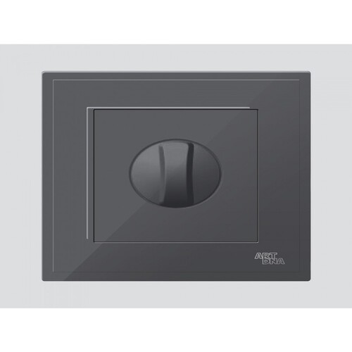Dimmer D3 Piano Size 7x7 cm 200W LED Black Color | Art DNA