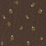 ورق جدران ايطالي لون بني داكن تصميم نقشات، مقاس 10 م×0.70 م، موديل 14131