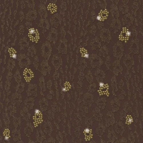 Italian Wallpaper Dark Brown Patterned Design 10mx0.70m | Balbaid Decor Company