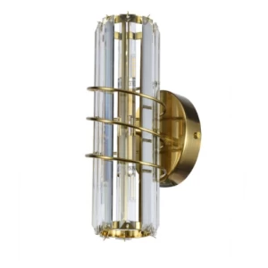 Classic Wall Light 22 cm Height, 10 cm Width, Golden Color | 