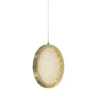 إضاءة معلقة ديكورية بتصميم فاخر، ذهبي