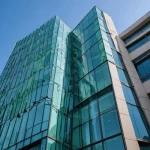 Curtain wall facade Profile, Thickness 2.5 mm, Champagne Color,Aluminium Profile 10.5 cm | Ral Tech Factory