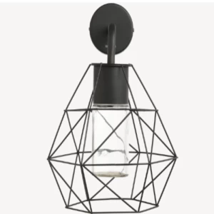 Libertas Wall Light 30.6x25.3x37 cm, Black Color | Abyat Company