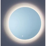 مراية حمام مضيئة, دائري الشكل ، مقاس 80×80 سم، سماكة 4 مم