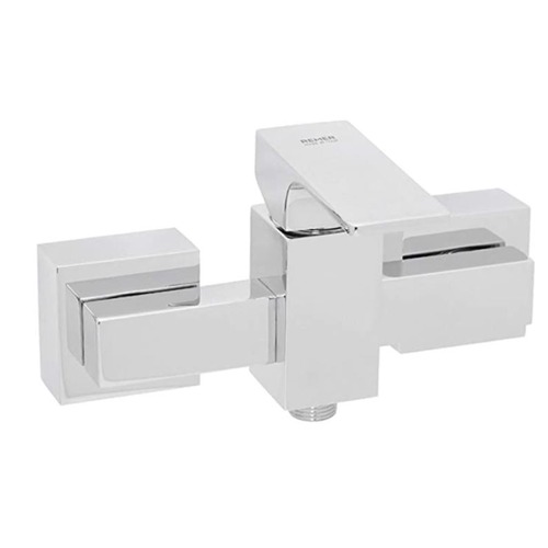 Italian Plain Automatic Chrome Shattaf Mixer, Brass Material | Al Muhaidib Sanitary and Ceramic