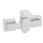 Italian Plain Automatic Chrome Shattaf Mixer 