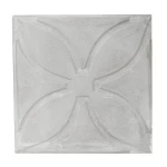 Decorative Tile Panels With Distinctive Design, Cement Color, Size 40x40 cm, Thickness 5 cm | Al Sarif Company